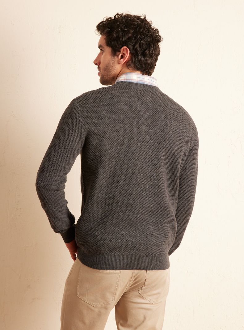 Sweater Crew Neck Texturado-1