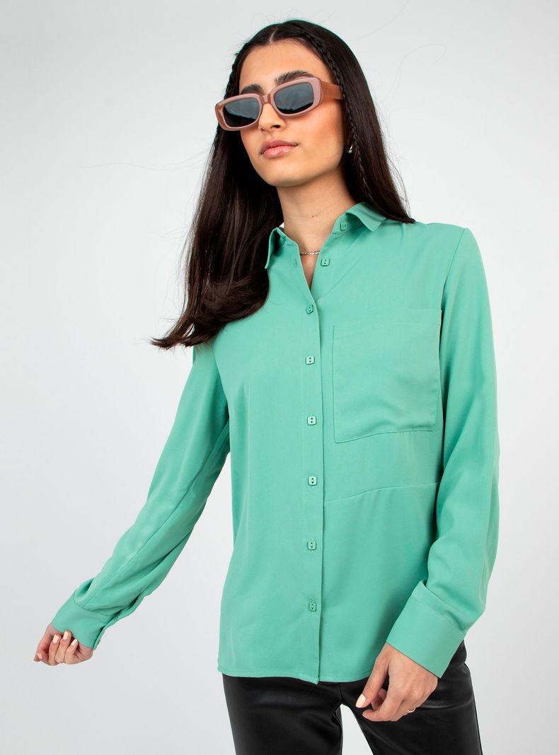 Blusa Camisera Patchwork Mujer