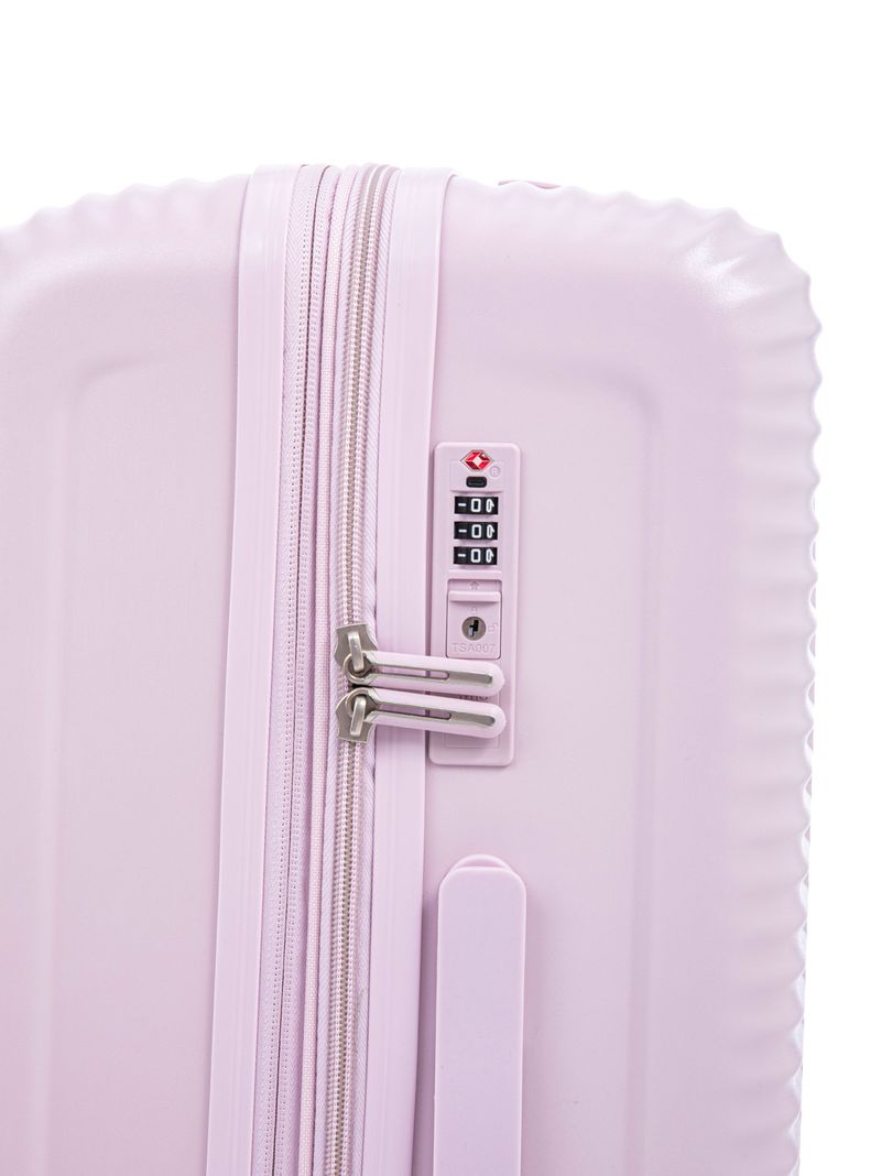 Maleta Mediana Premium ABS Light Rose-7