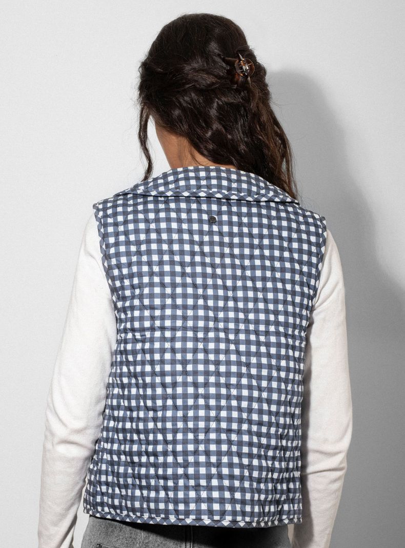 Chaqueta Quilted Vest Vichy-2