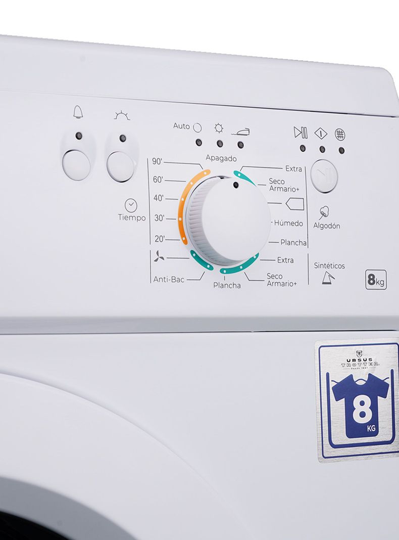 Secadora Carga Frontal 8 Kg UT Vent G8K-15P-2