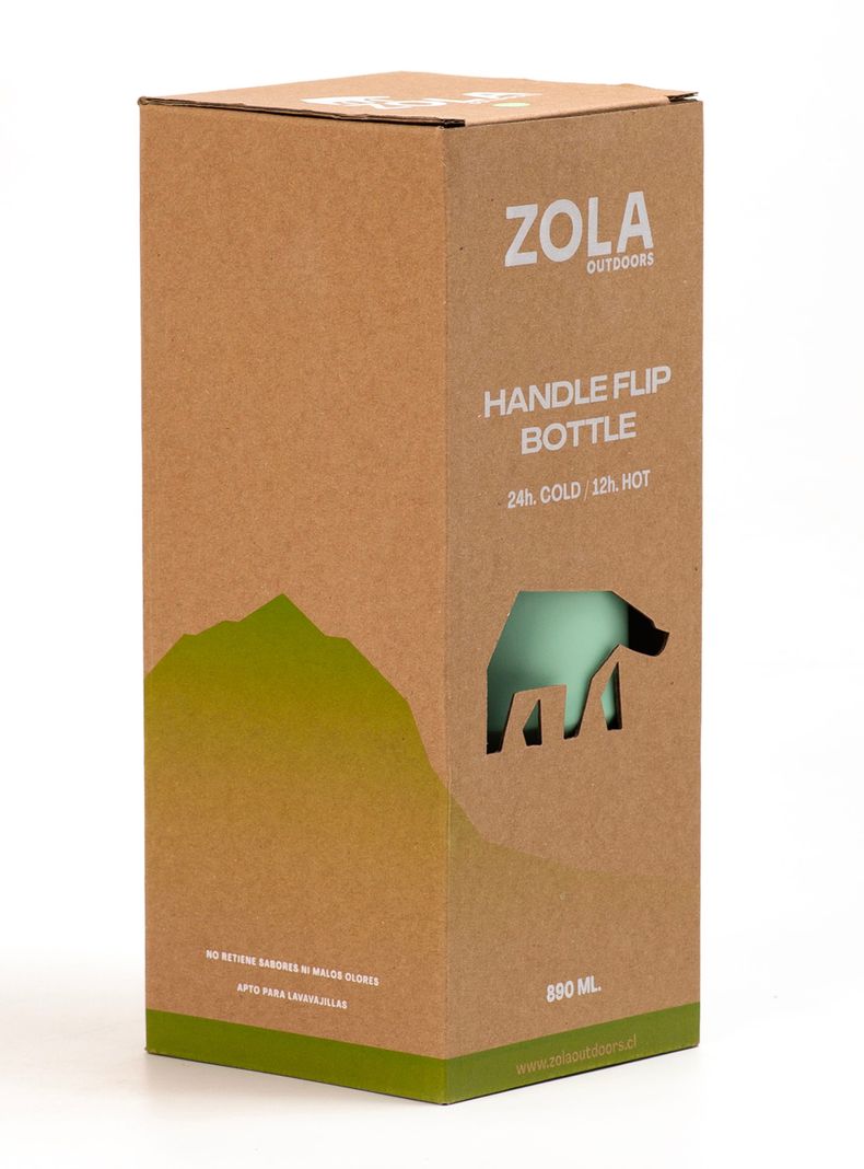 Botella Térmica 890 ml Verde Menta-2