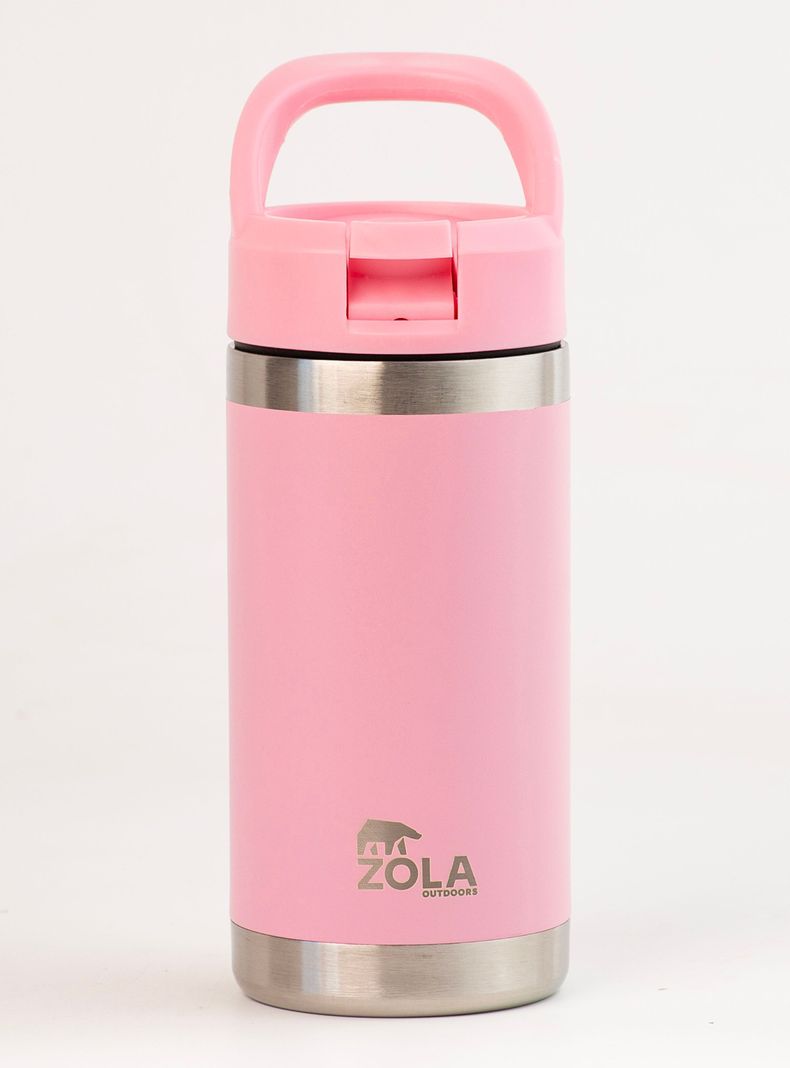 Botella Térmica 350 ml Kids Rosado Pastel-0