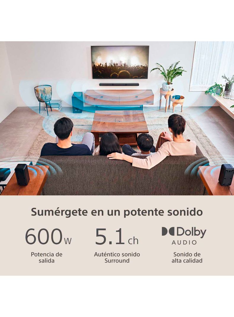 Soundbar de 5.1 Canales HT-S40R-3