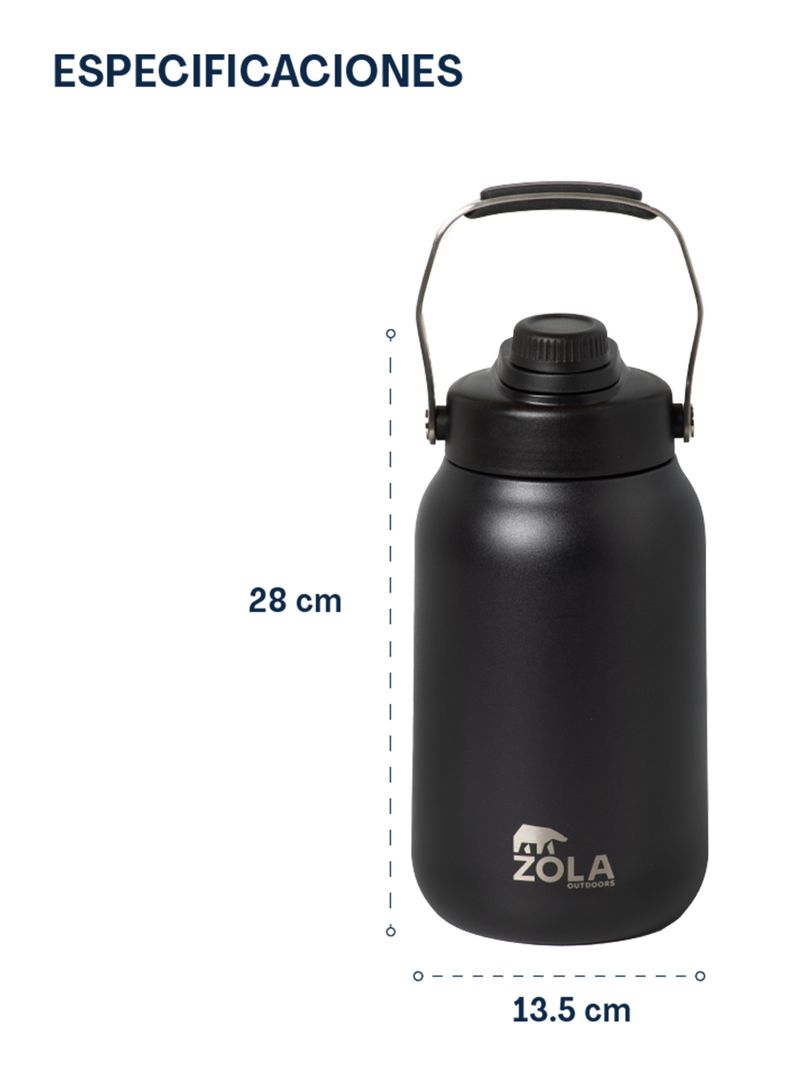 Botella Térmica Big Bear 2 Litros Blanco-2
