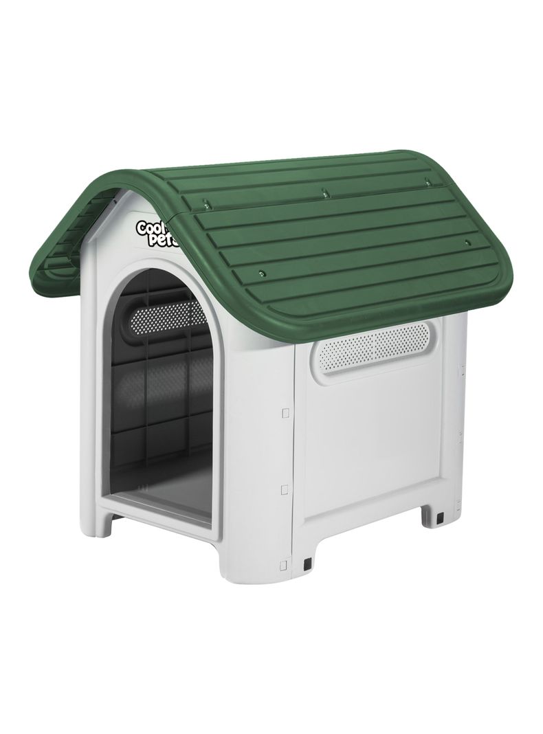Casa Cool Pets para Perros M Verde-0