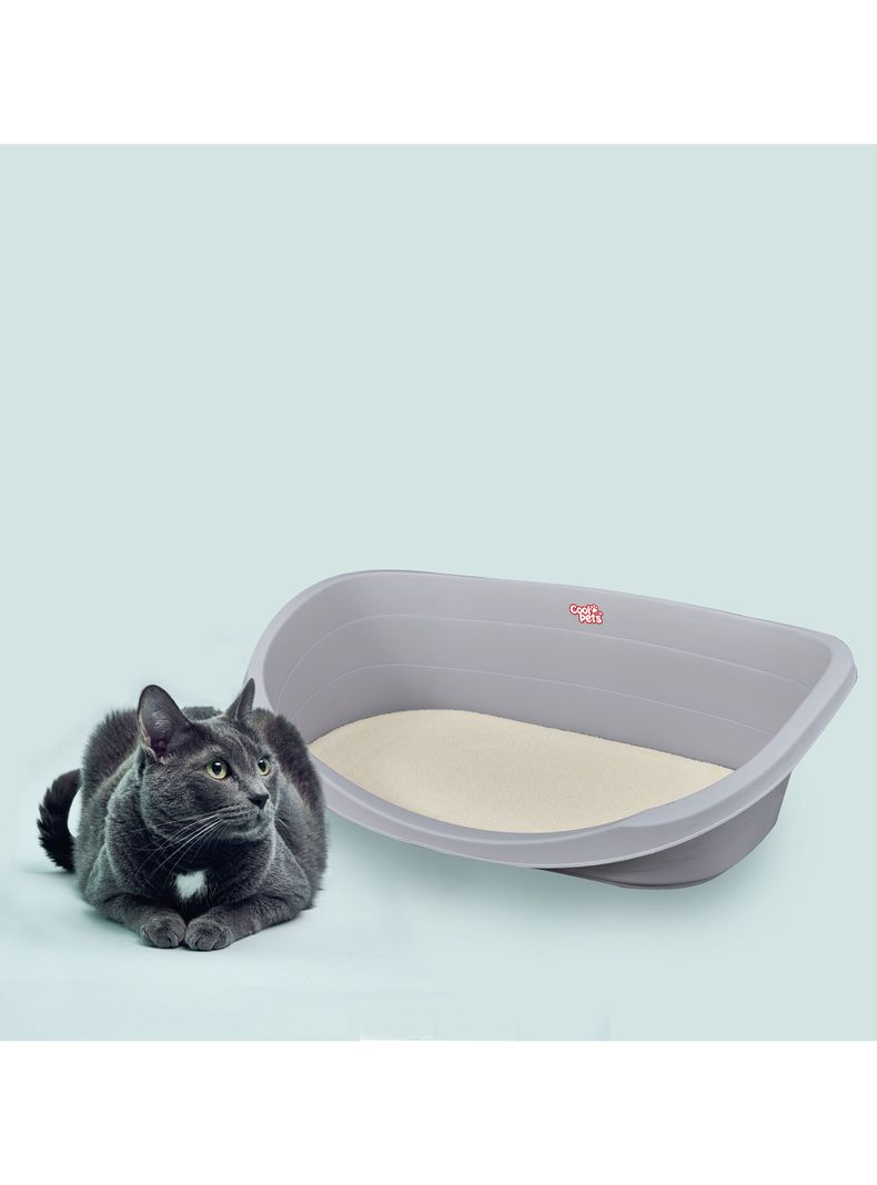 Cama Cool Pets para Gatos con Cojín L Gris-1