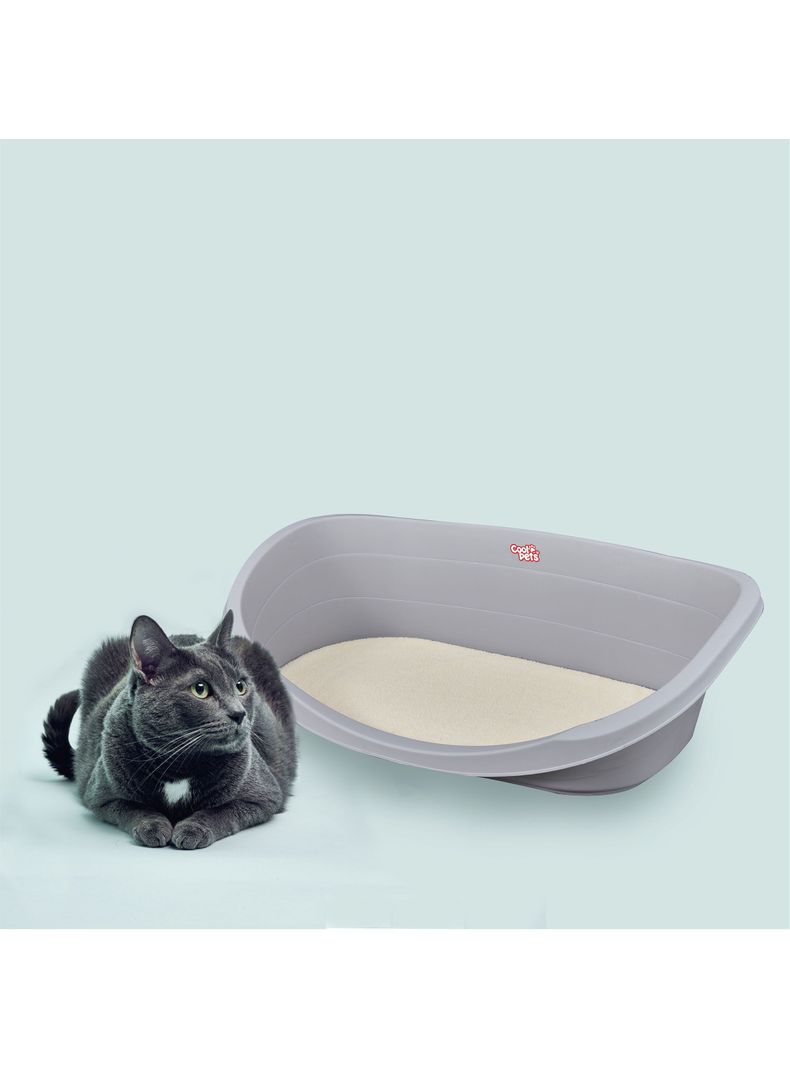 Cama Cool Pets para Gatos con Cojín M Gris-1