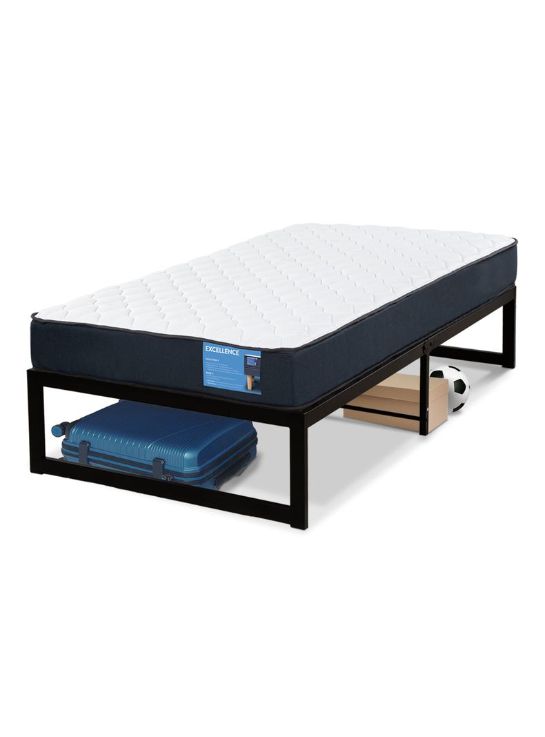 Cama Europea Iron Smart Excellence 1.5 Plazas + Faldón-3