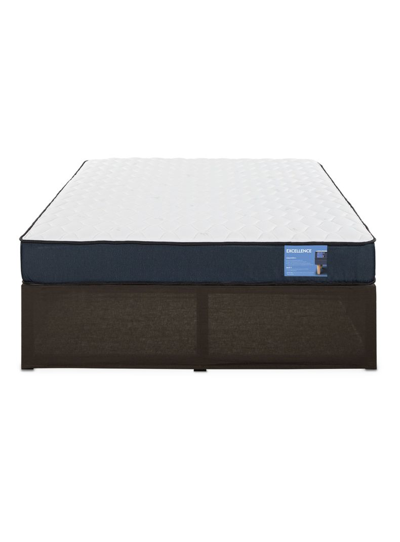 Cama Europea Iron Smart Excellence 2 Plazas + Faldón-2
