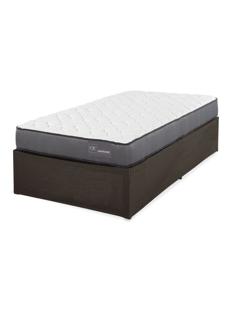 Cama Europea Iron Smart Anatomic 1.5 Plaza + Faldón-0