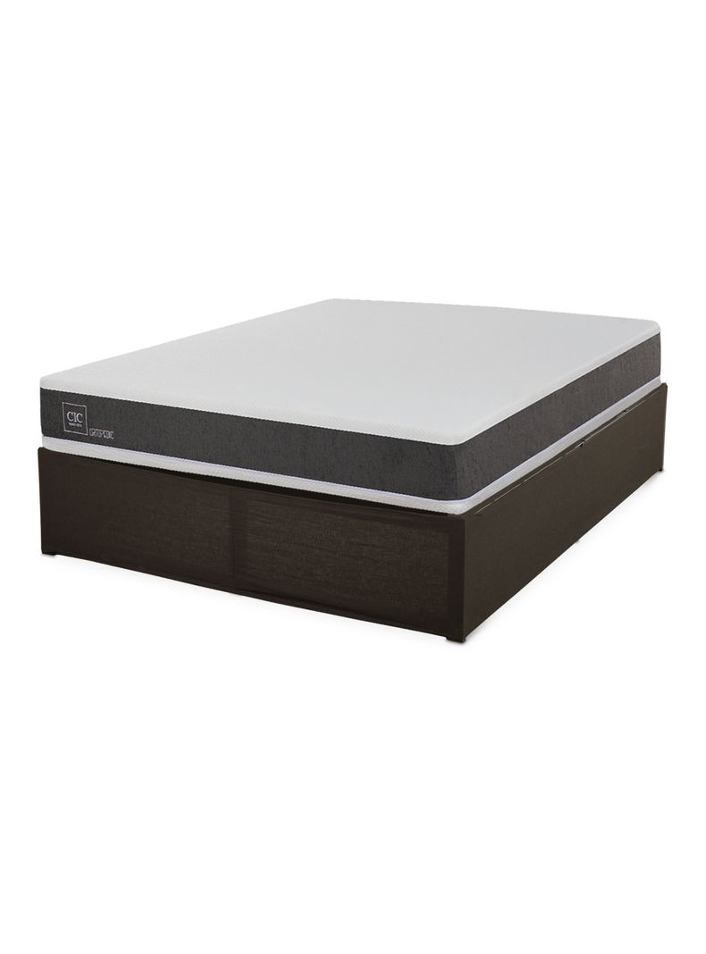 Cama Europea Iron Smart Ortopedic 2 Plazas + Faldón-0