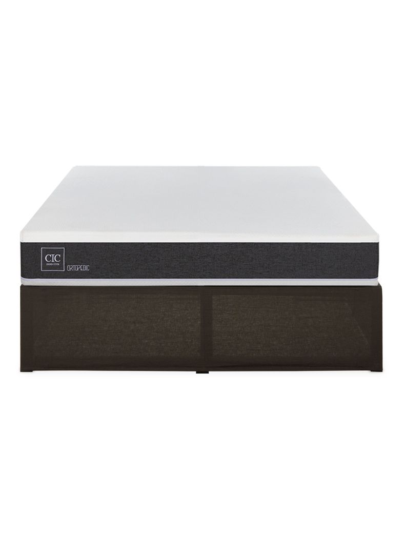 Cama Europea Iron Smart Ortopedic 2 Plazas + Faldón-2