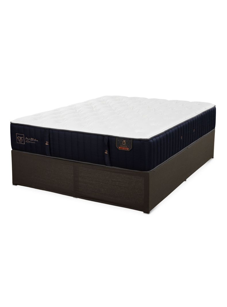 Cama Europea Iron Smart Premium 2 Plazas + Faldón