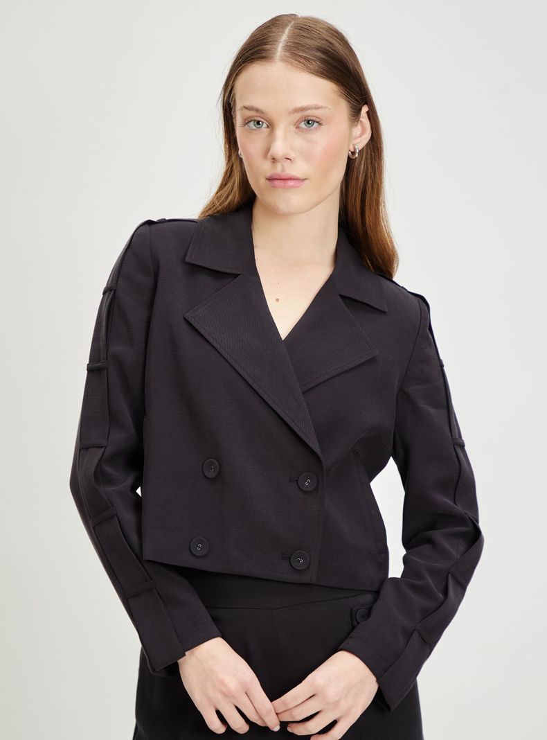 Chaqueta Lisa 4 Botones