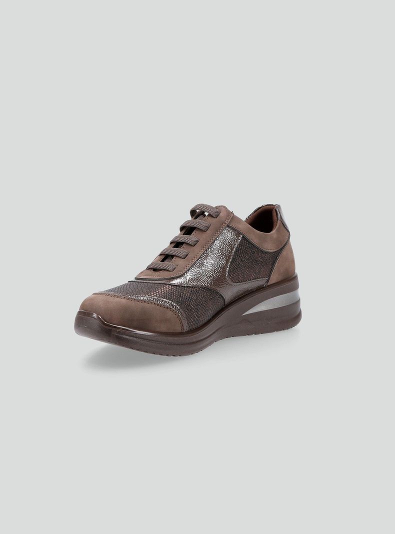 Zapatilla Urbana Cuña Diseño Reptil Mujer-2