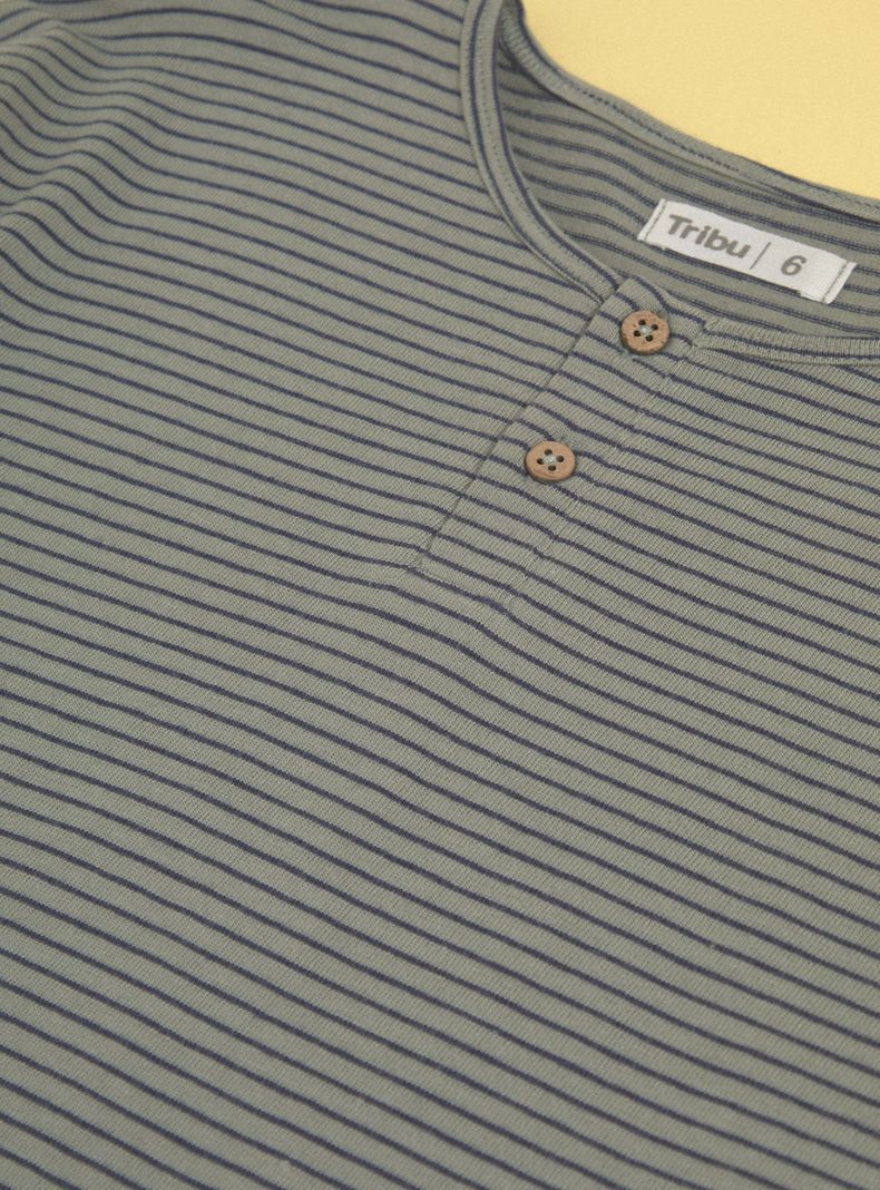 Polera Rayas Henley Botones-4