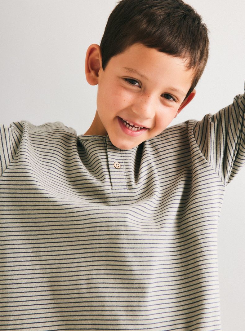 Polera Rayas Henley Botones-1