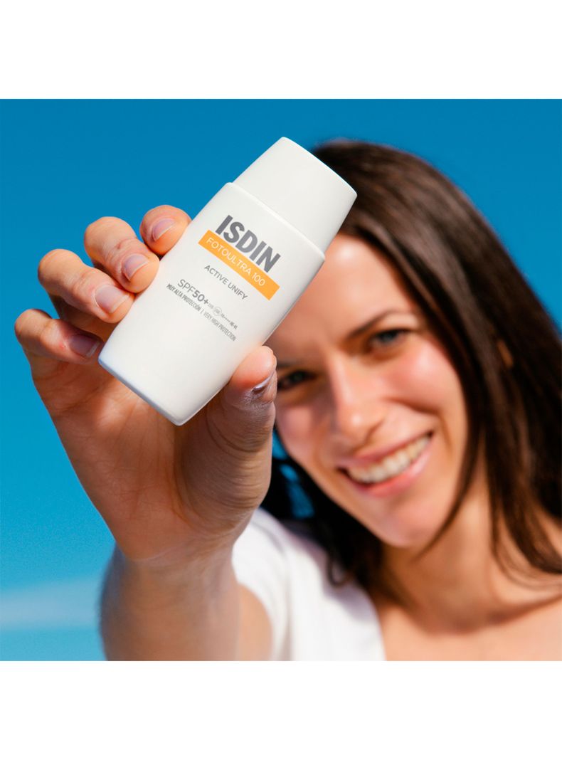 Protector Solar Isdin Fusion Fluid 100 Active Unify Spf 50+ 50 ml-5