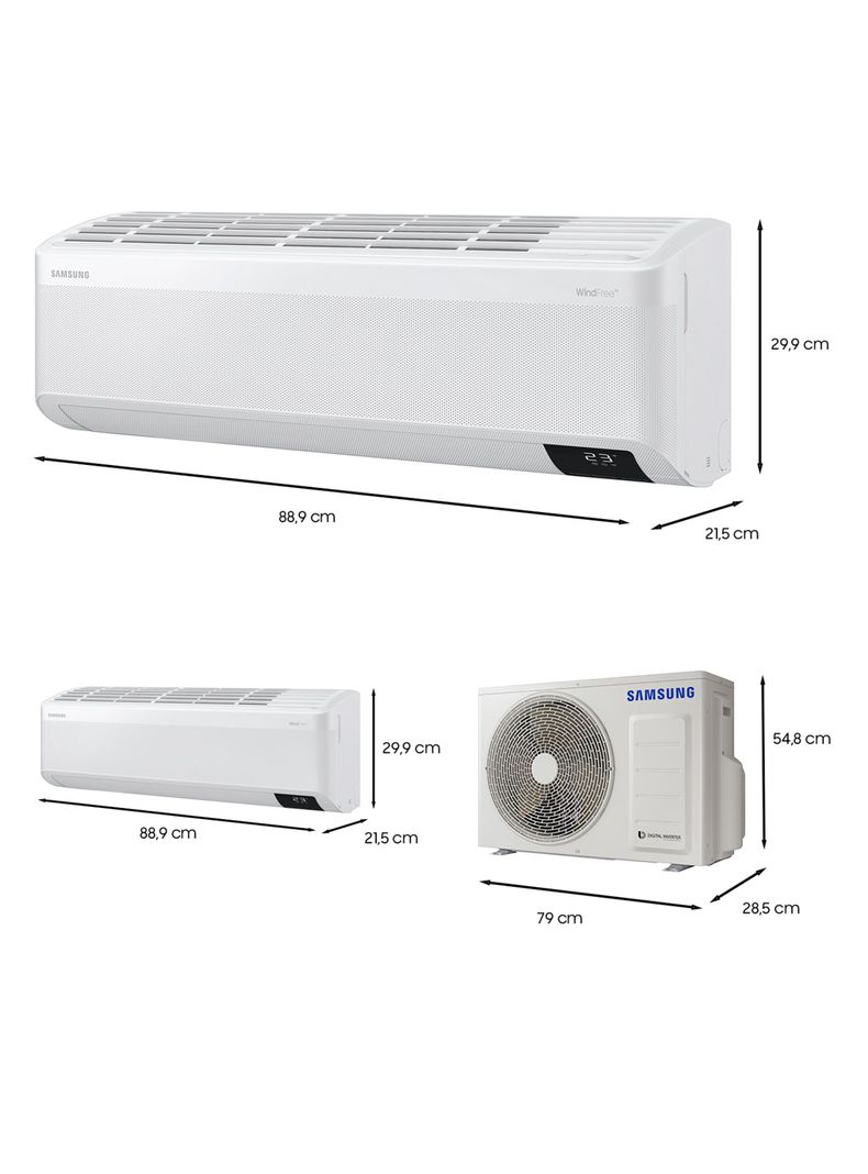 Aire Acondicionado Windfree Multi Split Frío/Calor 2x9.000 BTU-1