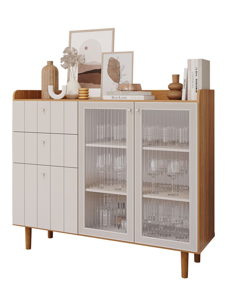 Buffet Lena Off White Natural-0