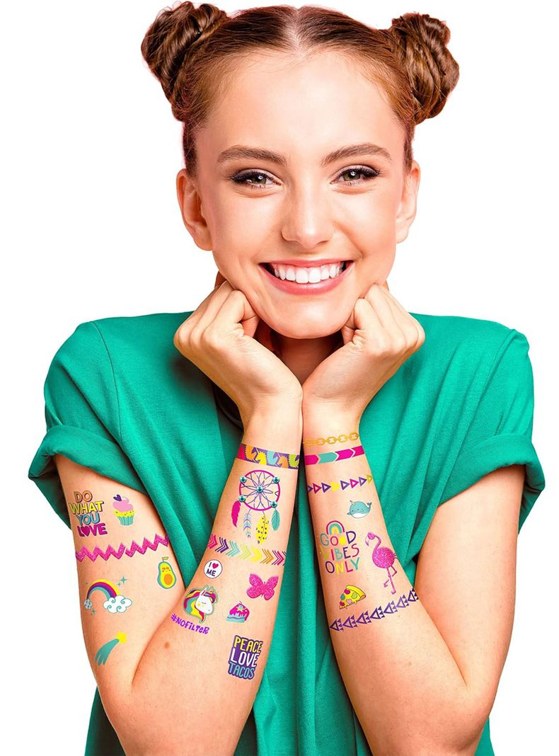 Tatuajes Temporales Elegantes y Fáciles de Pegar-1