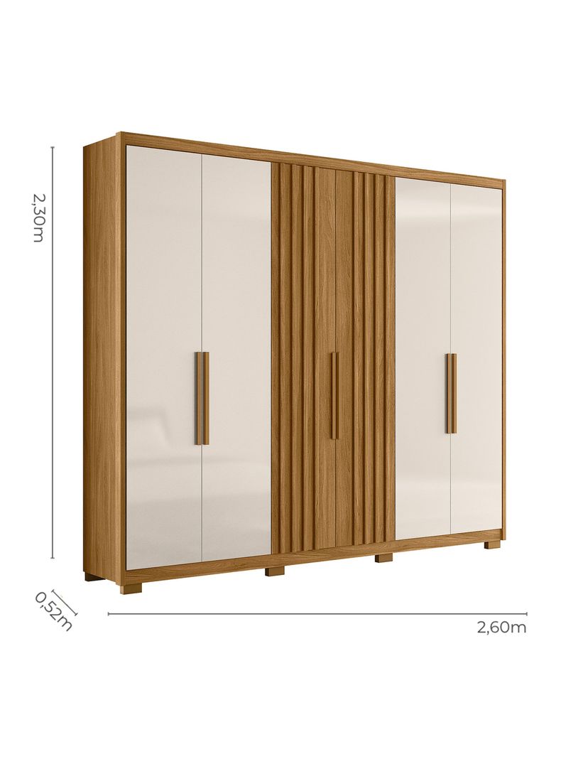 Clóset Araguai 6 Puertas 4 Cajones-1