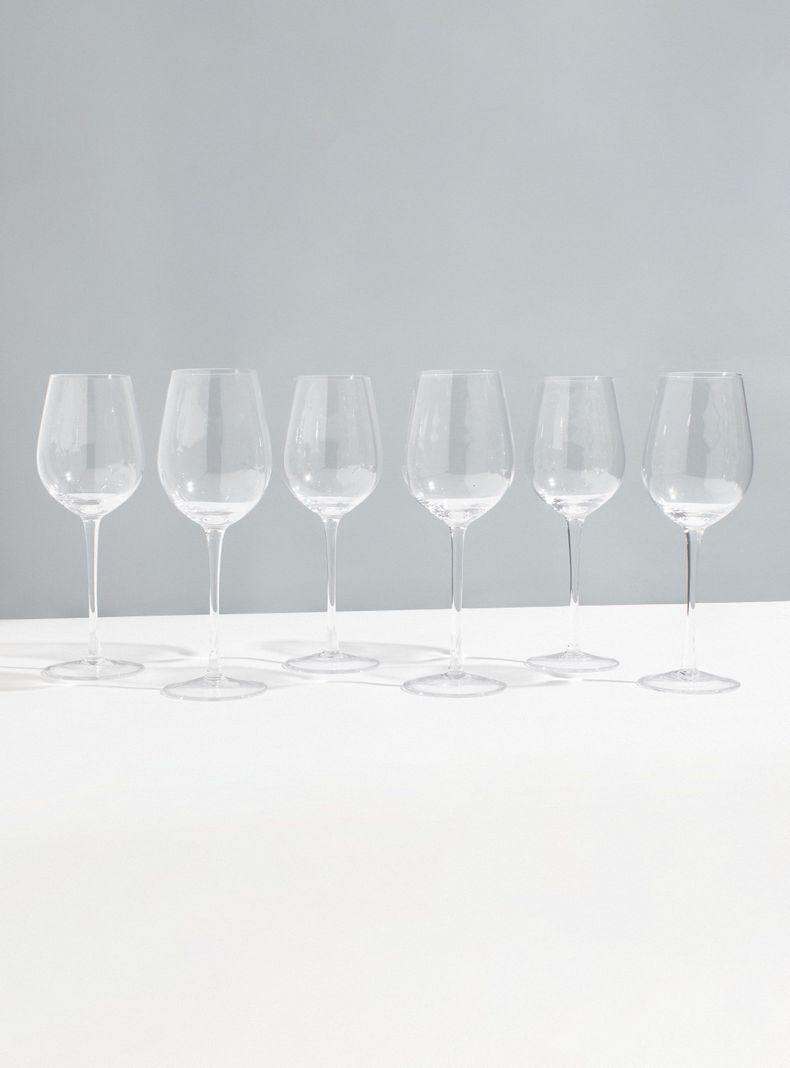 Set 6 Copas Tinto Clear 420 ml-0