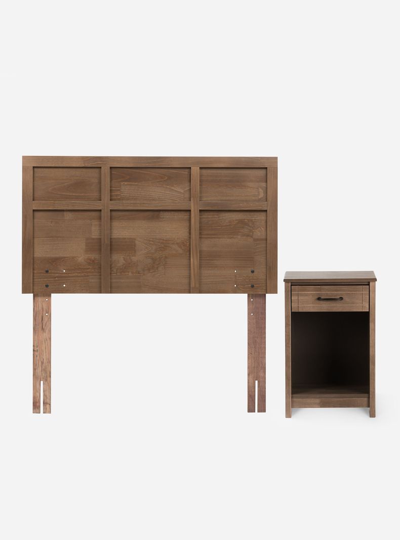 Set Muebles Robin Tostado 1.5 Plazas-0