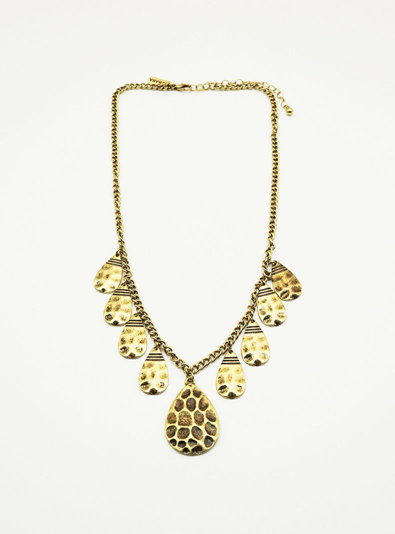 Collar Droplets Dorado Humana-0