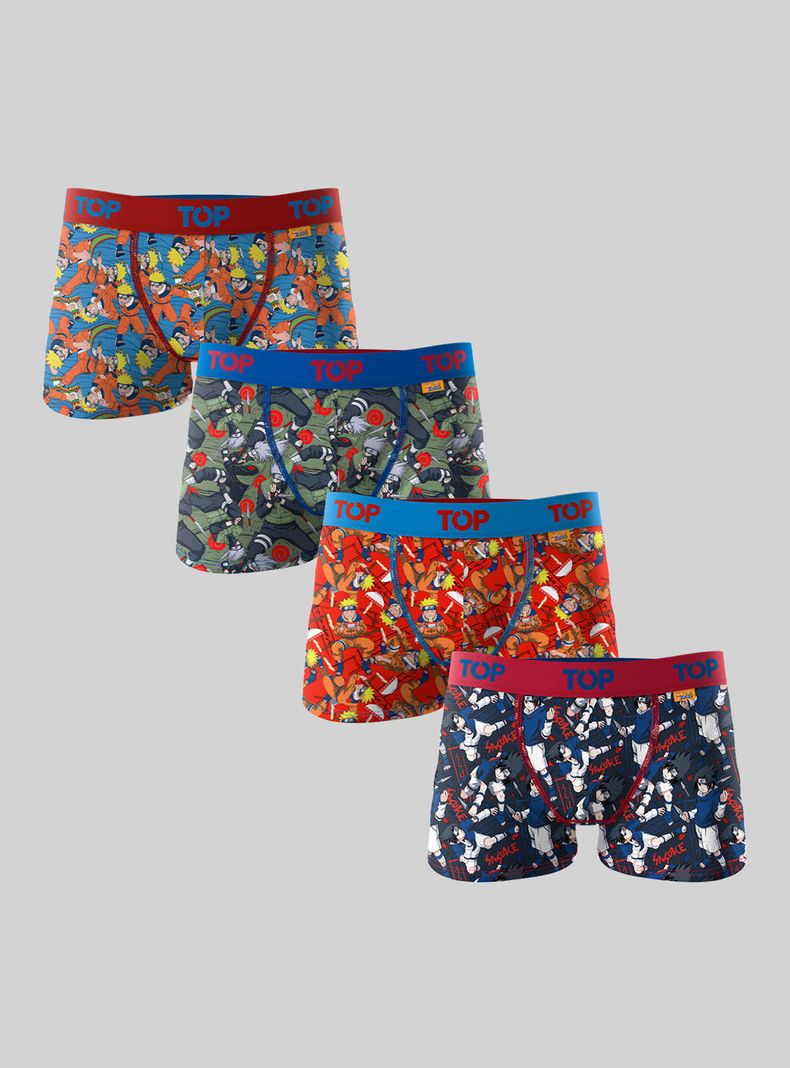 Pack 4 Boxer Naruto-0