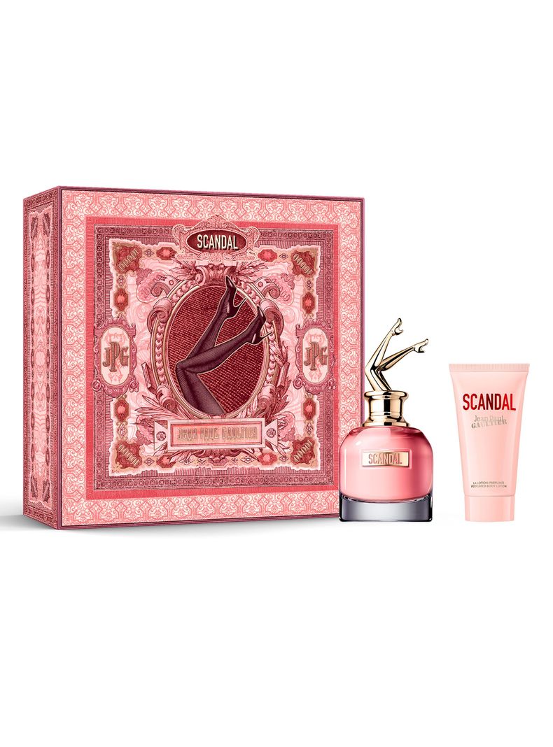 Set Perfume Scandal EDP Mujer 50 ml + Perfumed Loción Corporal 75 ml-0