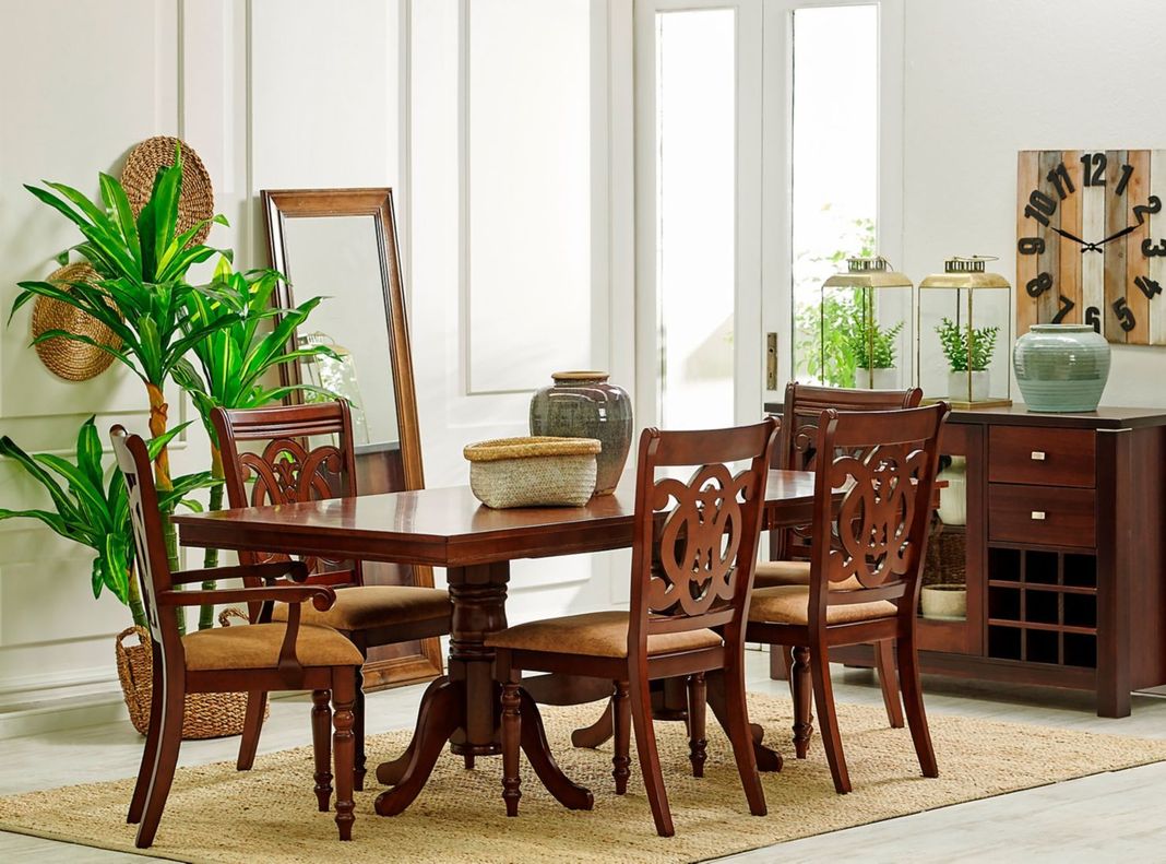 Juego de Comedor Extensible Escocia 4 Sillas + 2 Sitiales-8