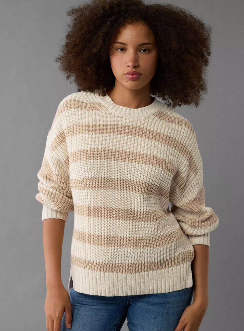Sweater Ae Oversized Rayas-0