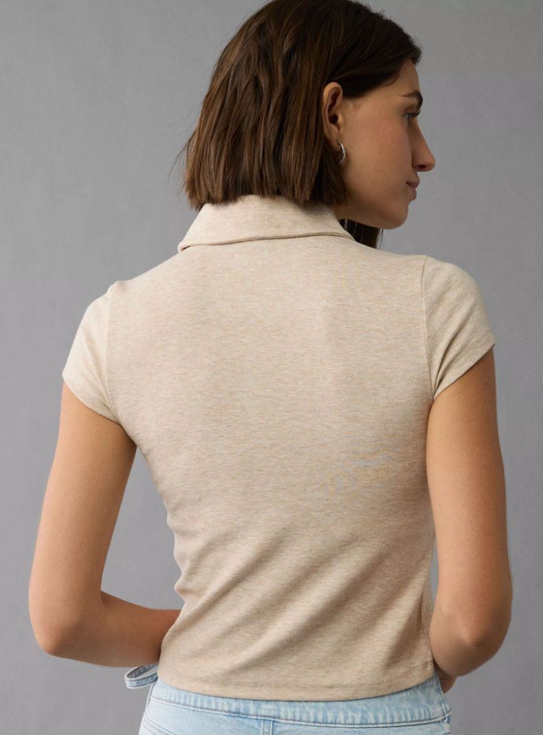 Polera Ae con Botones y Cuello-1