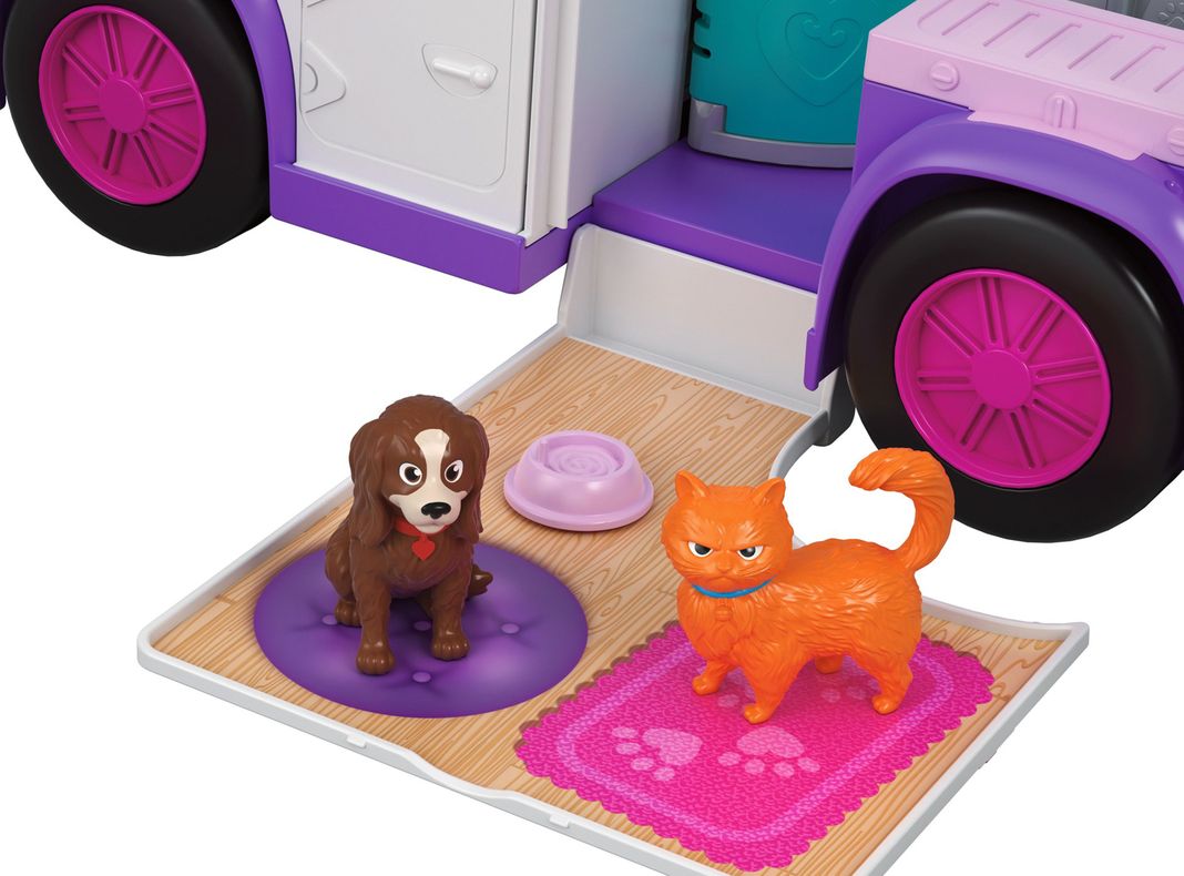 Set de Muñecas Hospital Móvil de Animalitos Polly Pocket-1