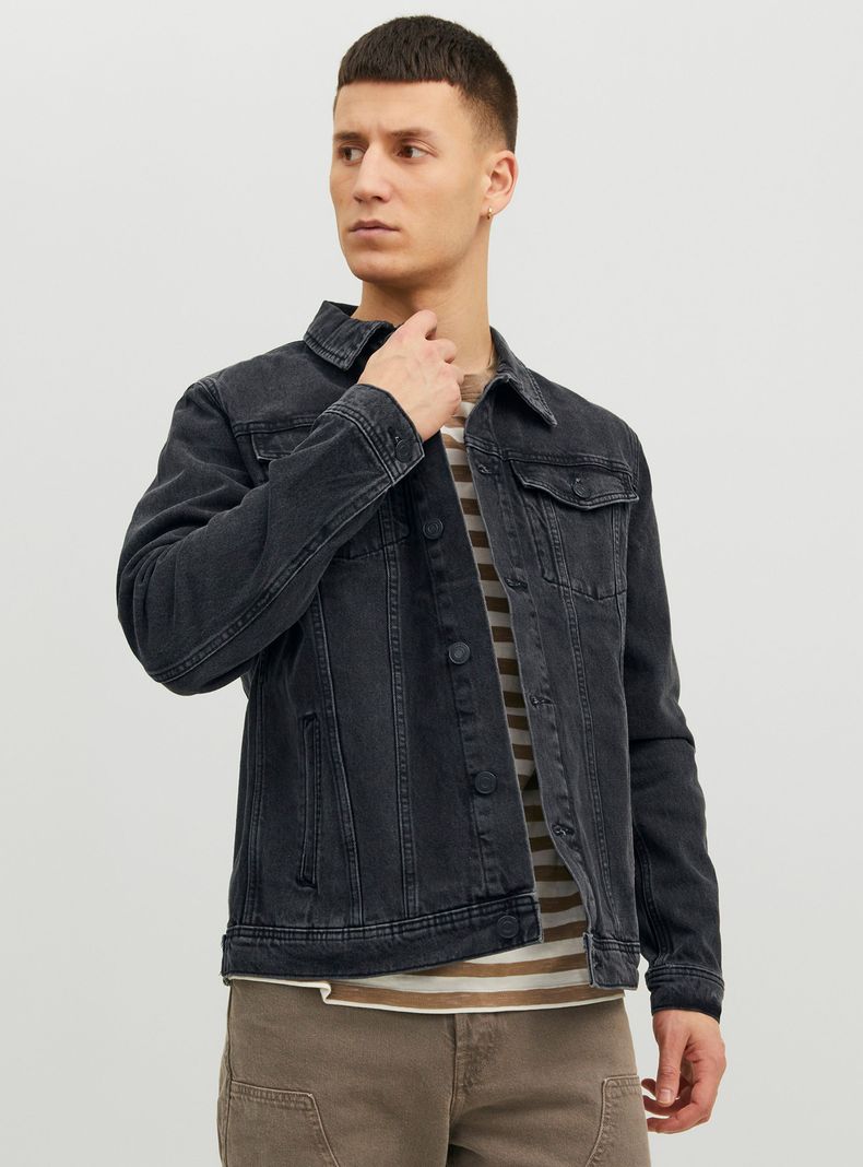 Chaqueta Regular Casual Denim Dark-0