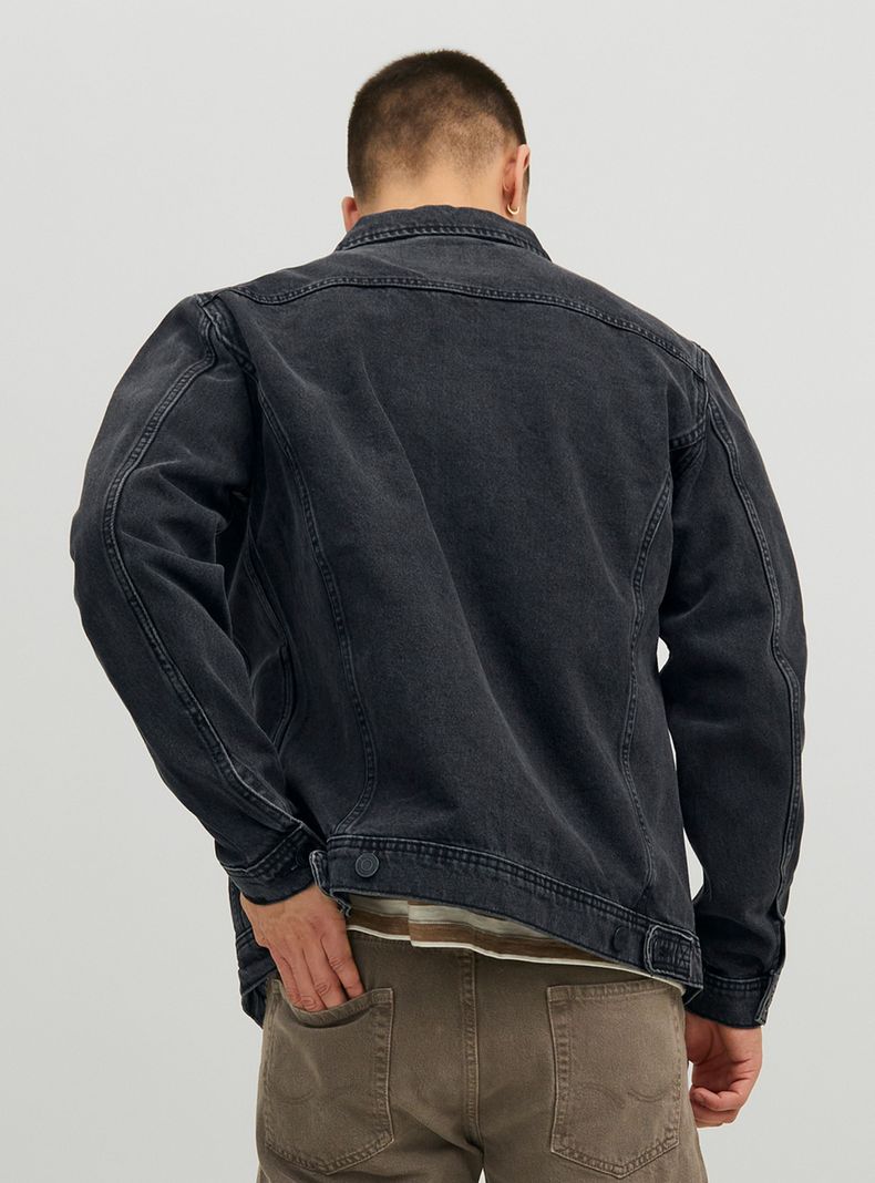 Chaqueta Regular Casual Denim Dark-1