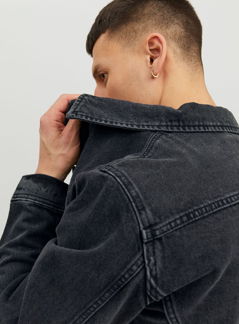 Chaqueta Regular Casual Denim Dark-2