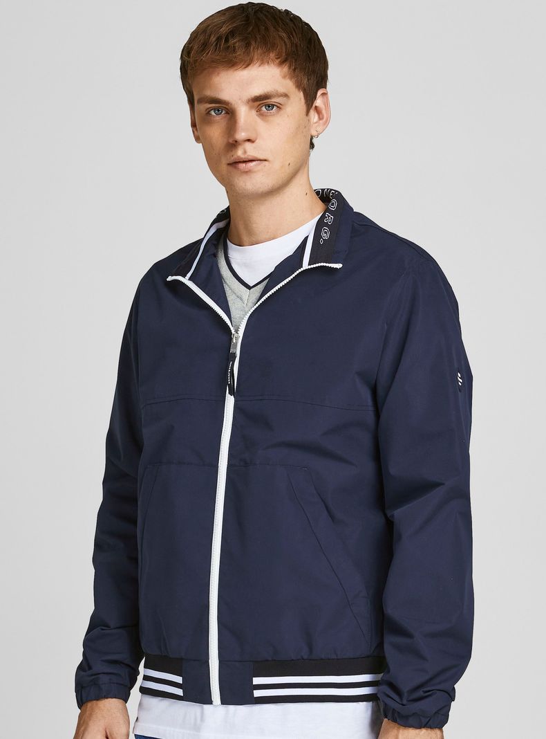 Chaqueta Bomber Clásica Lisa Regular-0