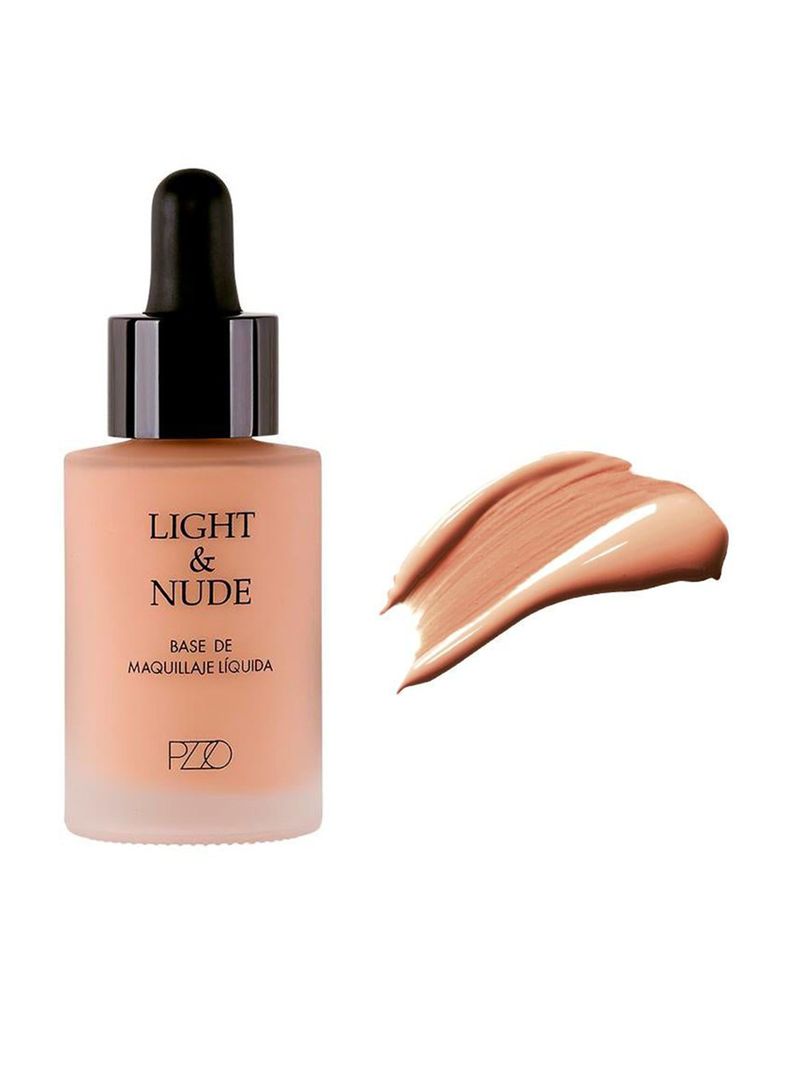 Base Petrizzio de Maquillaje Liquida Light Y Nude 2-1