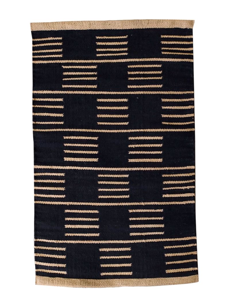 Bajada de Cama Nepal 60x90 cm Negro-0