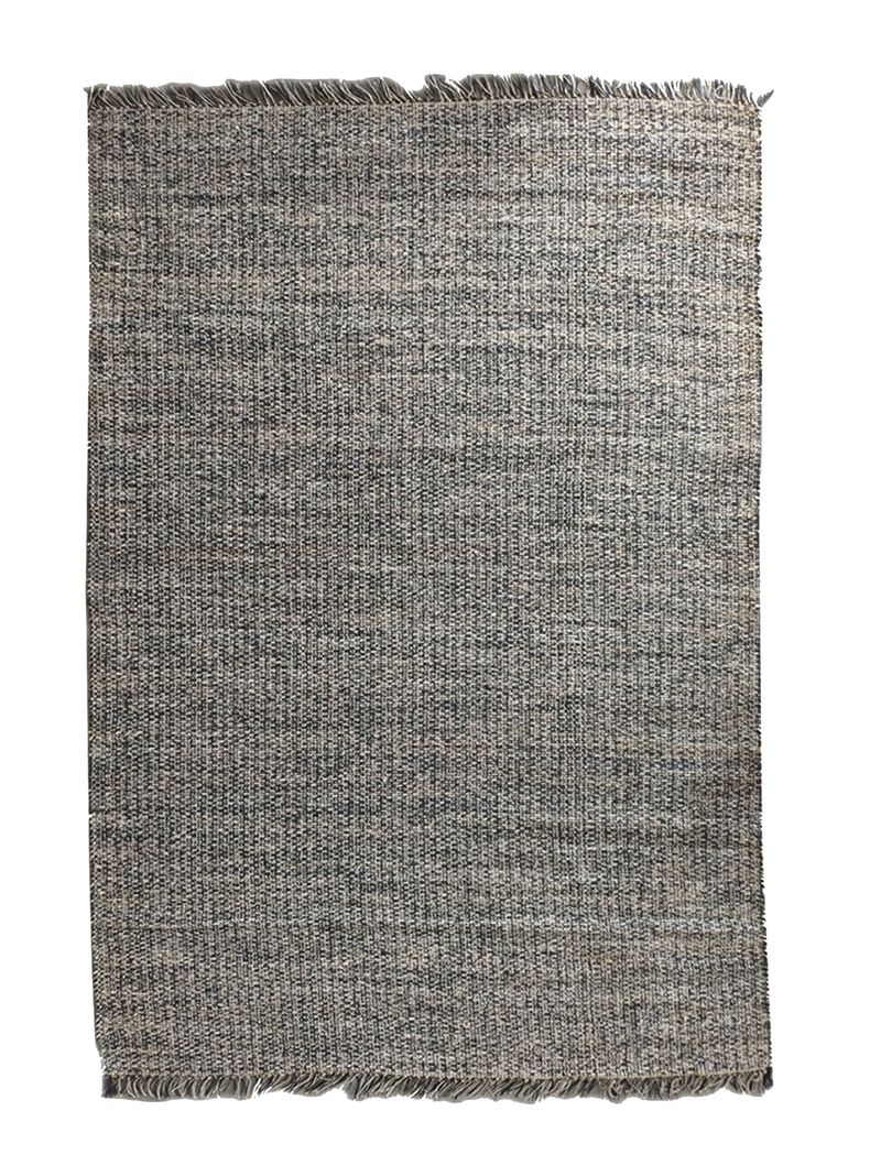Alfombra Yute Melange 160x230 cm Negro-0