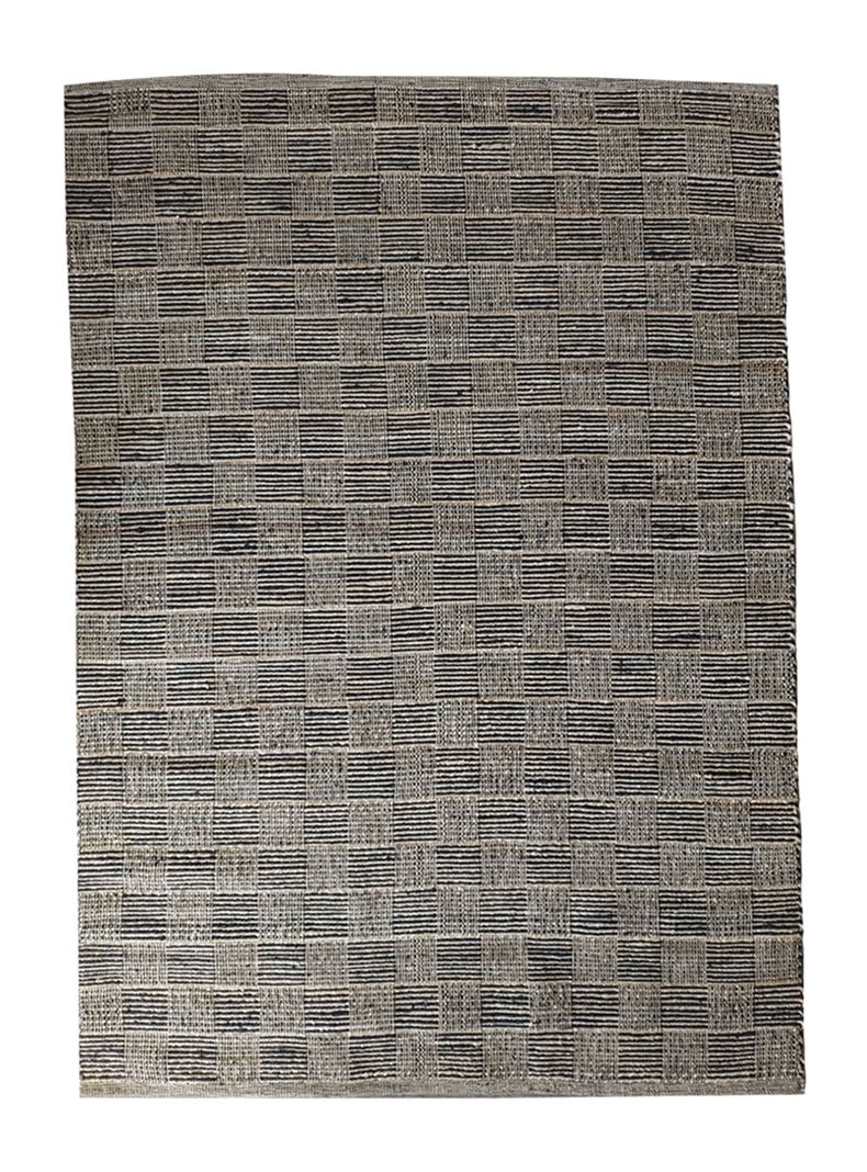 Alfombra Yute Tibet 160x230 cm Negro-0