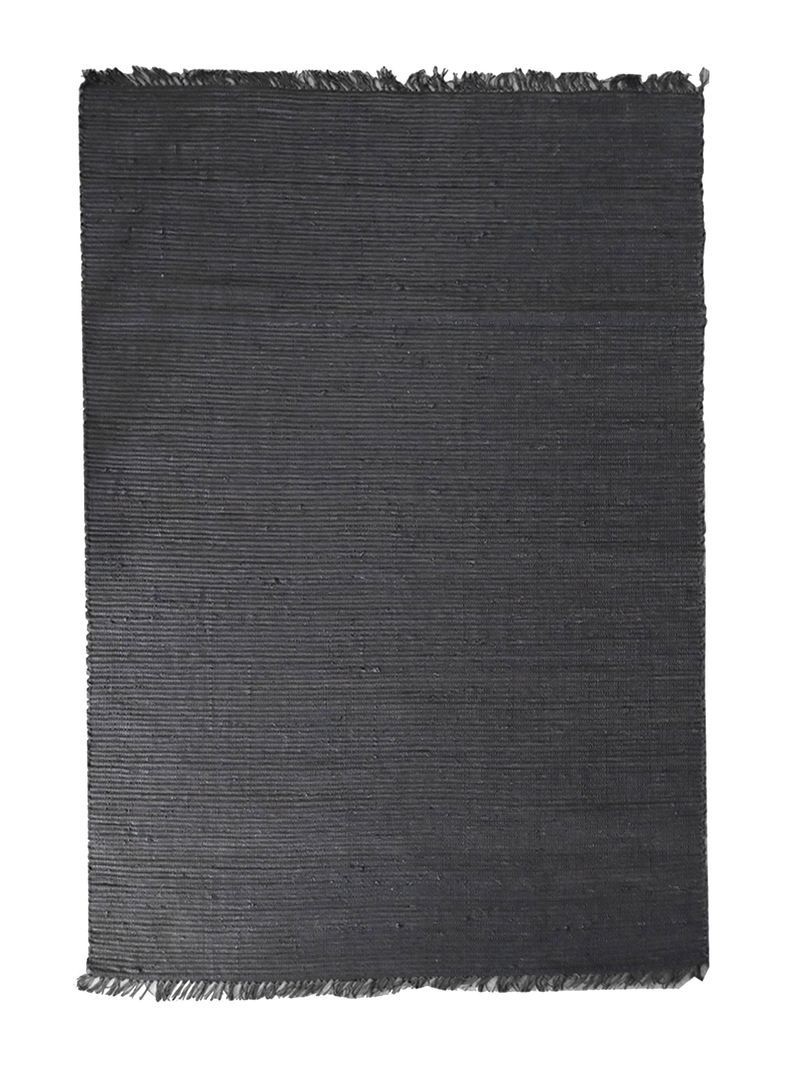 Alfombra Yute Bombay 240x340 cm Negro-0