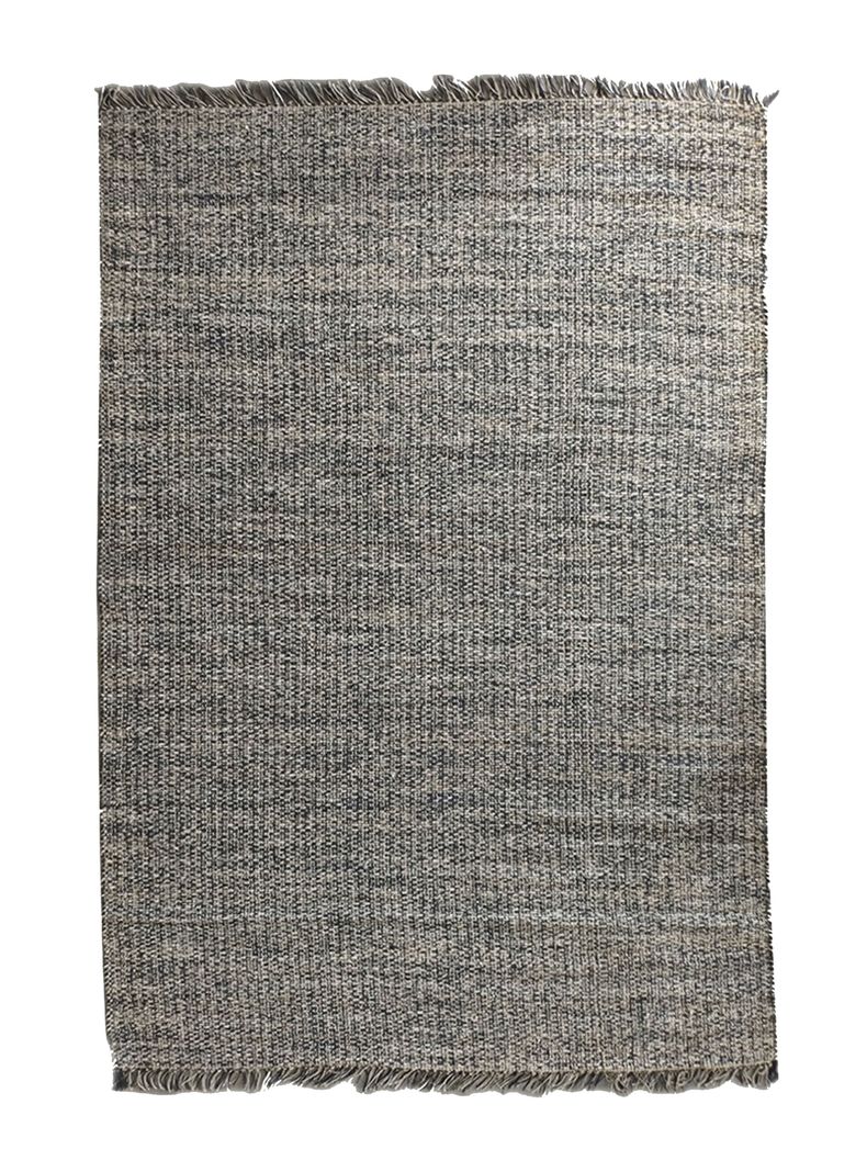 Alfombra Yute Melange 240x340 cm Negro-0