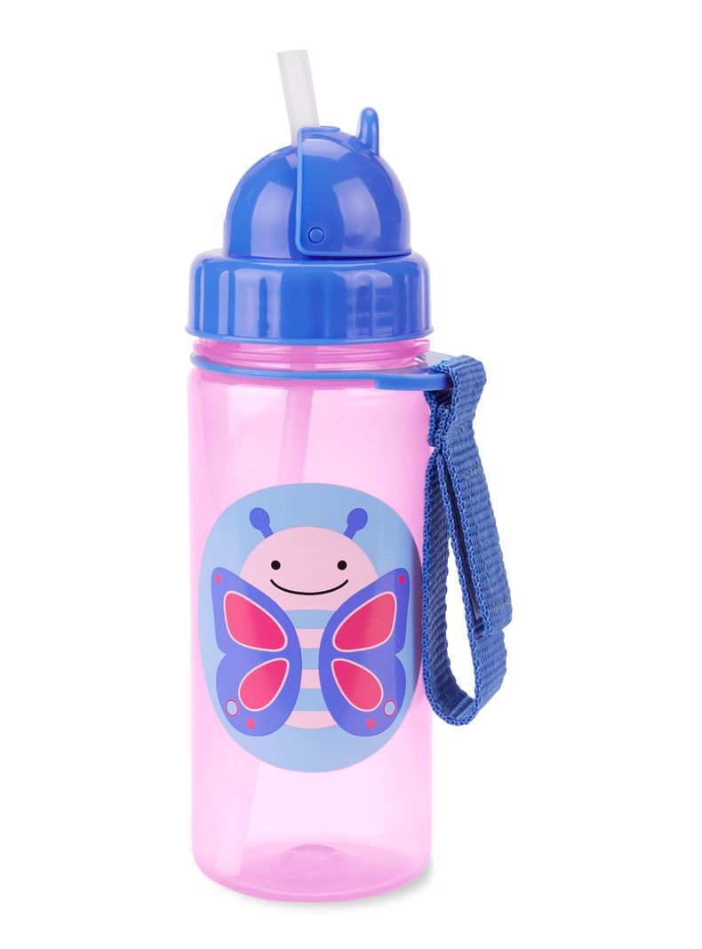 Botella Zoo Straw Bottle PP Butterfl-1