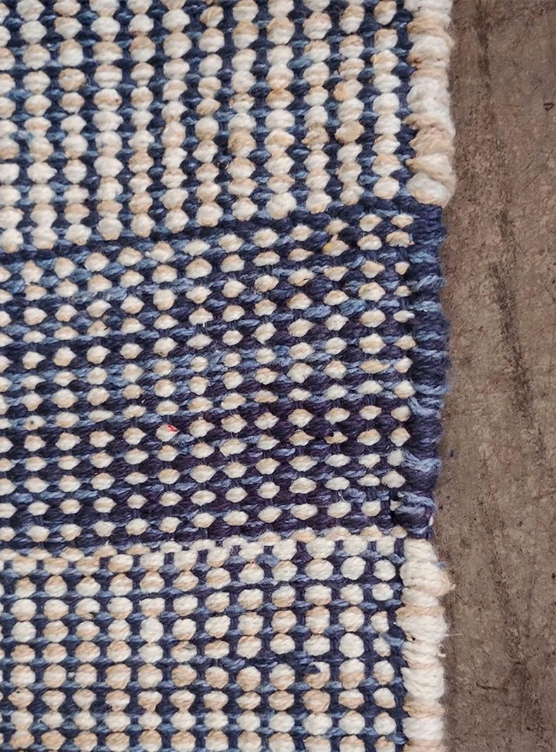 Alfombra de Pasillo Kalu 65x230 cm Azul-1