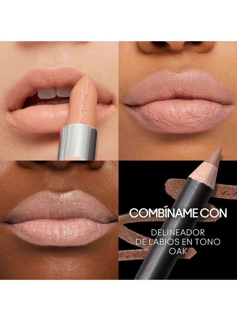 Labial M·A·CXIMAL Sleek Satin Lipstick Crème D'nude 3.5g-3