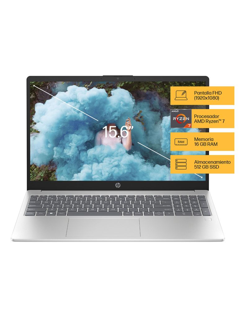 Notebook HP 15-fc0022la AMD Ryzen 7 Serie 7000 16 GB RAM 512 GB SSD 15.6" FHD Windows 11 Home-2